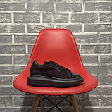 Жіночі кросівки Alexander McQueen Galaxy Light Sole, лаковані шкіряні кросівки александр макквін, фото 7