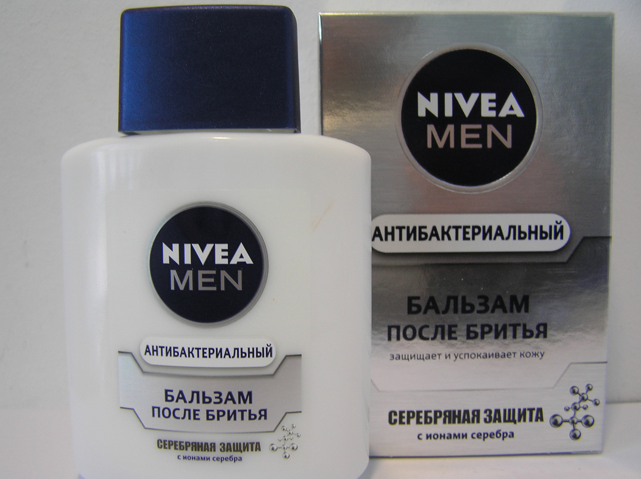 Бальзам после бритья мужской Nivea 100 мл. (Нивея Антибактериальный ...