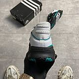 Чоловічі кросівки Adidas Niteball Black FW2477 Sub Green, чорні кросівки адідас найтбол, фото 6