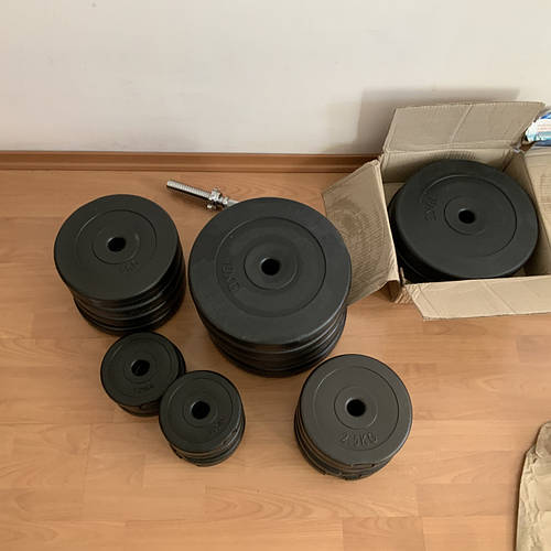 Купить Диски Блины для Гантелей, Штанги (10 кг; 5 кг; 2,5 кг; 1,25 кг ...