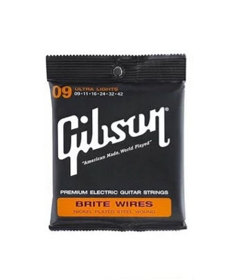 Струни для електрогітари гітари Gibson 09-42 lights, фото 1