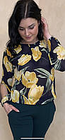 Блузка женская тюльпан на резинке