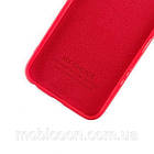 Чохол Silicone Case (c мікрофіброю) для Samsung A52 Red, фото 3