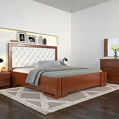 Ліжко дерев'яне двоспальне Амбер