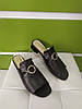 STTOPA Розміри 36-44. Шльопанці великих розмірів шкіряні. 115-3644 Чорні, фото 4