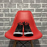 Чоловічі кросівки Nike Air Force 1 Boot GORE-TEX High Black White Red, чорні шкіряні кросівки найк аір форс, фото 8