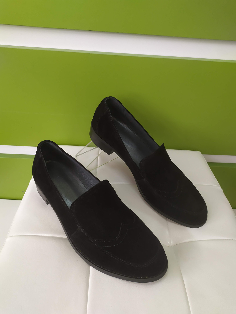 STTOPA Розміри 36-44. Туфлі лофери великих розмірів шкіряні. 178-4244 Чорні, фото 1