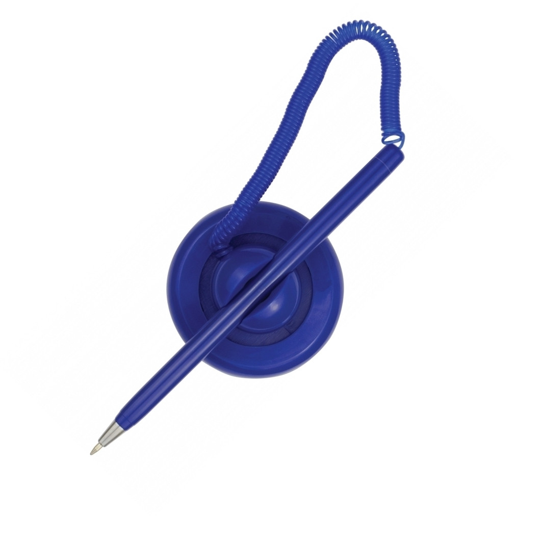 Ручка шариковая на подставке E10118-22 Post Pen, синій корпус, фото 1