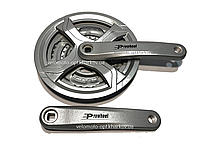 Шатуни Prowheel CQ01-11, 28/38/48Т*170mm, з захистом ланцюга