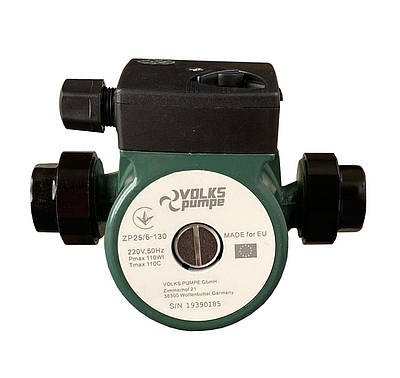 Насос циркуляційний VOLKS pumpe ZP25/6 130мм + гайки