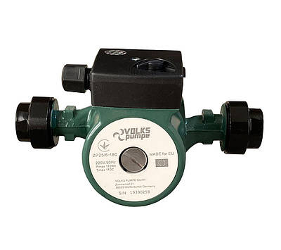 Насос циркуляційний VOLKS pumpe ZP25/6 180мм + гайки