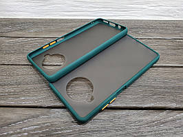 Протиударний матовий чохол для Xiaomi Mi 10t Lite зелений бампер