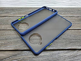Протиударний матовий чохол для Xiaomi Mi 10t Lite синій бампер