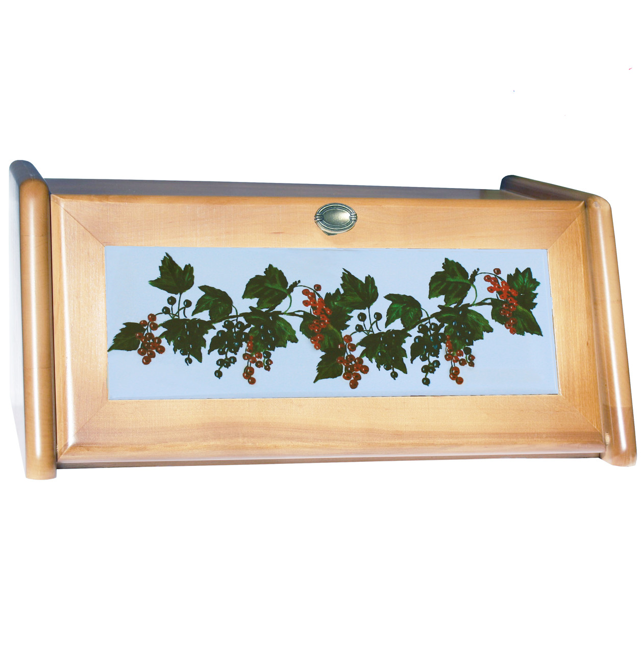 Хлібниця дерев'яна смородина, харчовий Лак 18х40.5х27.5 см mz681919 MAZHURA, фото 1