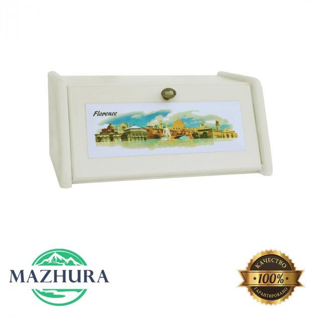 Хлібниця дерев'яна Флоренція 18.5х40.5х27.5 см mz508562 MAZHURA