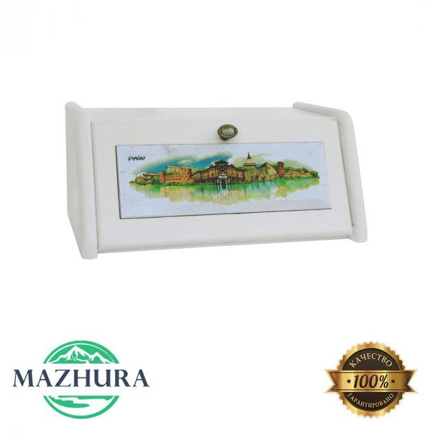 Хлібниця дерев'яна Торіно 18.5х40.5х27.5 см mz508561 MAZHURA