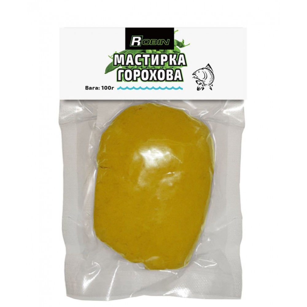 Мастирка горохова ROBIN 100гр. Ваніль