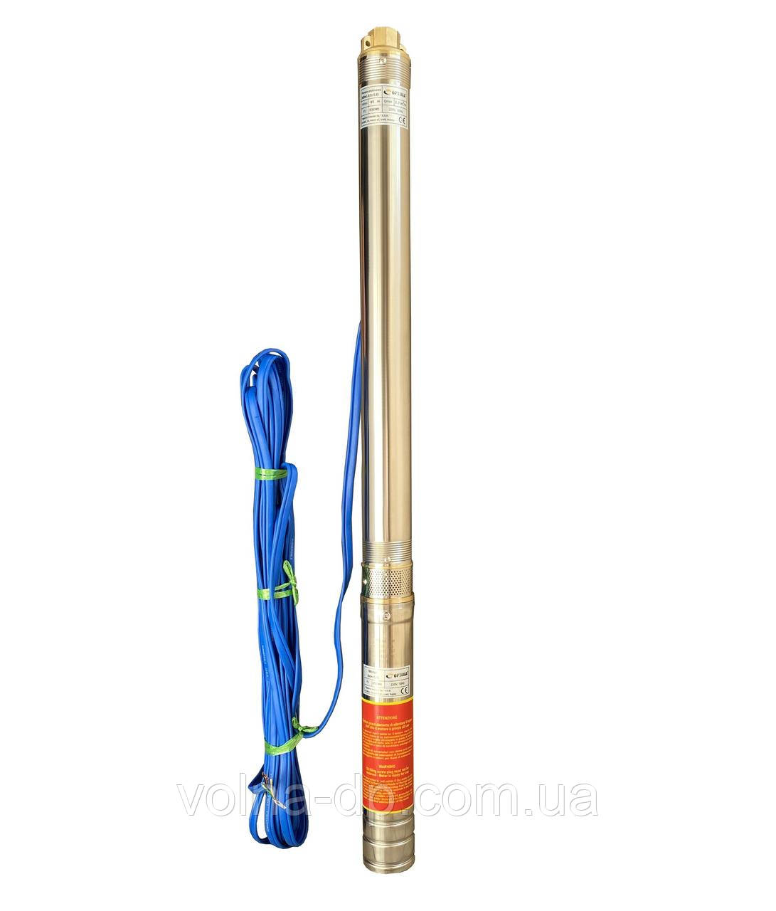 Насос свердловинний 3" OPTIMA 3SDM1,8/21 0,55 кВт 85м +пульт+кабель 45м NEW