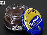 Увлажняющий крем для обуви Saphir Creme Surfine, цв. темно-коричневый (05), 50 мл (0032)