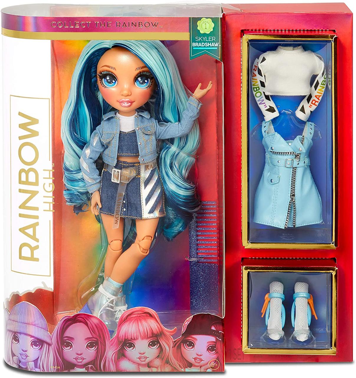 Лялька Мосту Хай Скайлар Rainbow High Skyler Bradshaw Blue Fashion Doll