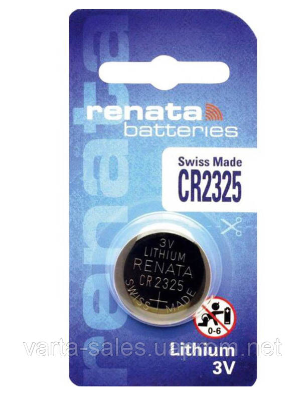Батарейки Renata CR2325 Lithium 3V - фото 1 - id-p1067289394