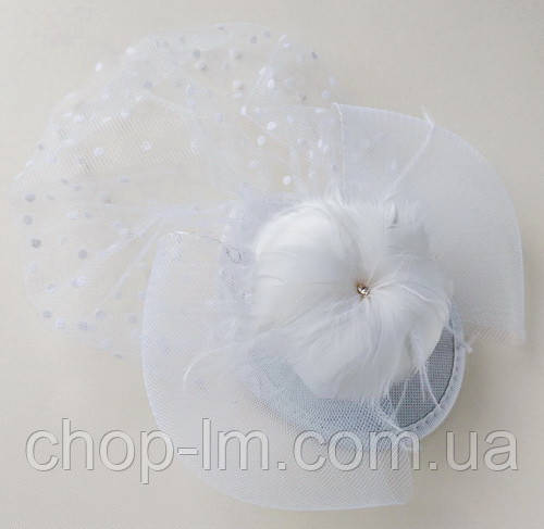 Вуалетка "Легкість" біла