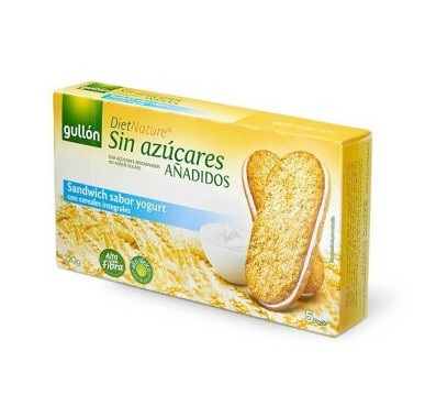 Печиво Без Цукру з Йогуртом Gullon Diet Nature Sin Azucares Anadidos 220 г Іспанія