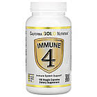 California Gold Nutrition, Immune 4, засіб для зміцнення імунітету, 180 вегетаріанських капсул