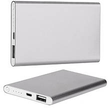 Портативний зарядний пристрій для телефону в стилі Xiaomi Power Bank 12000 mAh срібло