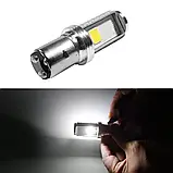 H6, BА20D, LED лампа для скутера, мотоцикла світлодіодна двох контактна, DC 8-80V, фото 2