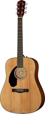 Акустична гітара FENDER CD-60S LH WN NATURAL (лівостороння версія)