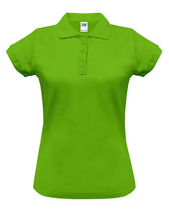 Футболка поло жіноча з коміром салатова JHK — LMPOPL200, фото 1