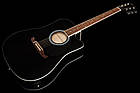 Електро-акустична гітара FENDER FA-125CE WN BLACK, фото 5