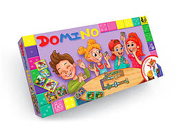 Настільна гра Доміно New Danko Toys DTG-DMN-01 дитяча картинки для всієї родини дорослі діти компанія