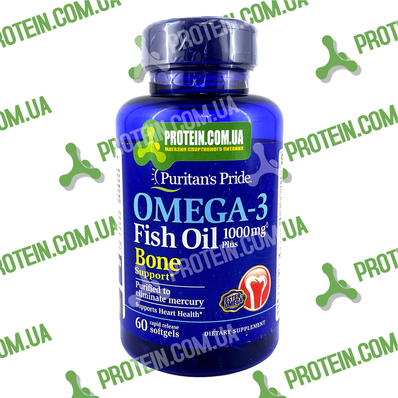 Риб'ячий Жир Puritan's Pride Omega-3 Fish Oil 1000 мг 100 капс