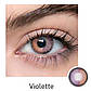 Коричневий +Фіолетовий контактні лінзи VIOLETTE, фото 5