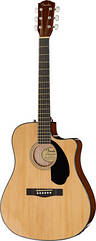 Електро-акустична гітара FENDER CD-60SCE WN NATURAL