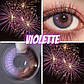 Коричневий +Фіолетовий контактні лінзи VIOLETTE, фото 4