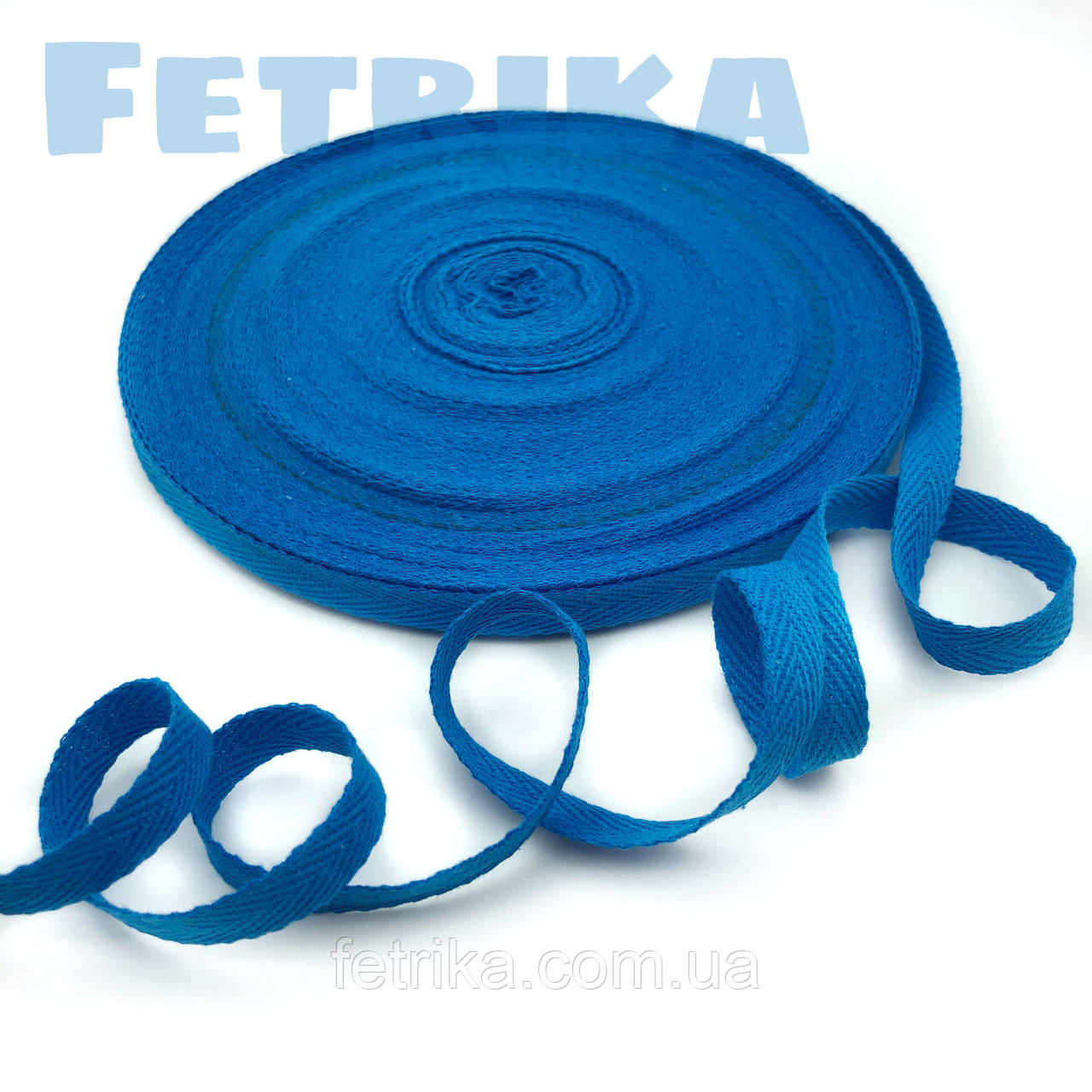 Кіперна стрічка синя 1 см, фото 1
