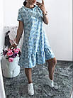Сукня жіноча літнє 117 (42-44, 46-48, 50-52) кольори: блакитний, лаванда, зелений) СП, фото 7