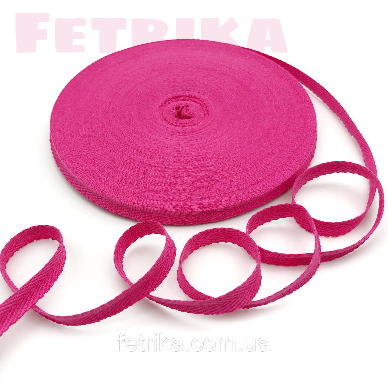 Кіперна стрічка малинова 1 см, фото 1
