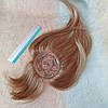 Накладка з чубком з натуральних волосся на потилицю BANG Q10"-27, фото 2