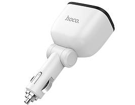 Адаптер автомобільний Hoco Power ocean Z28, 2USB, 3.1 A, білий, фото 4