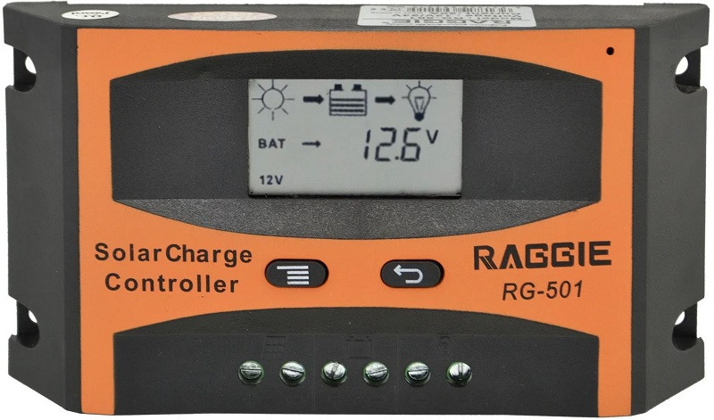 Контролер для сонячної батареї Raggie RG-501 20A