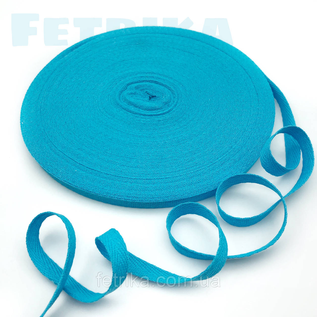 Кіперна стрічка блакитна 1 см, фото 1