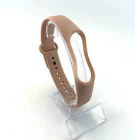 Оригінальний ремінець для Xiaomi Mi Band 3/4 силіконовий бежевий
