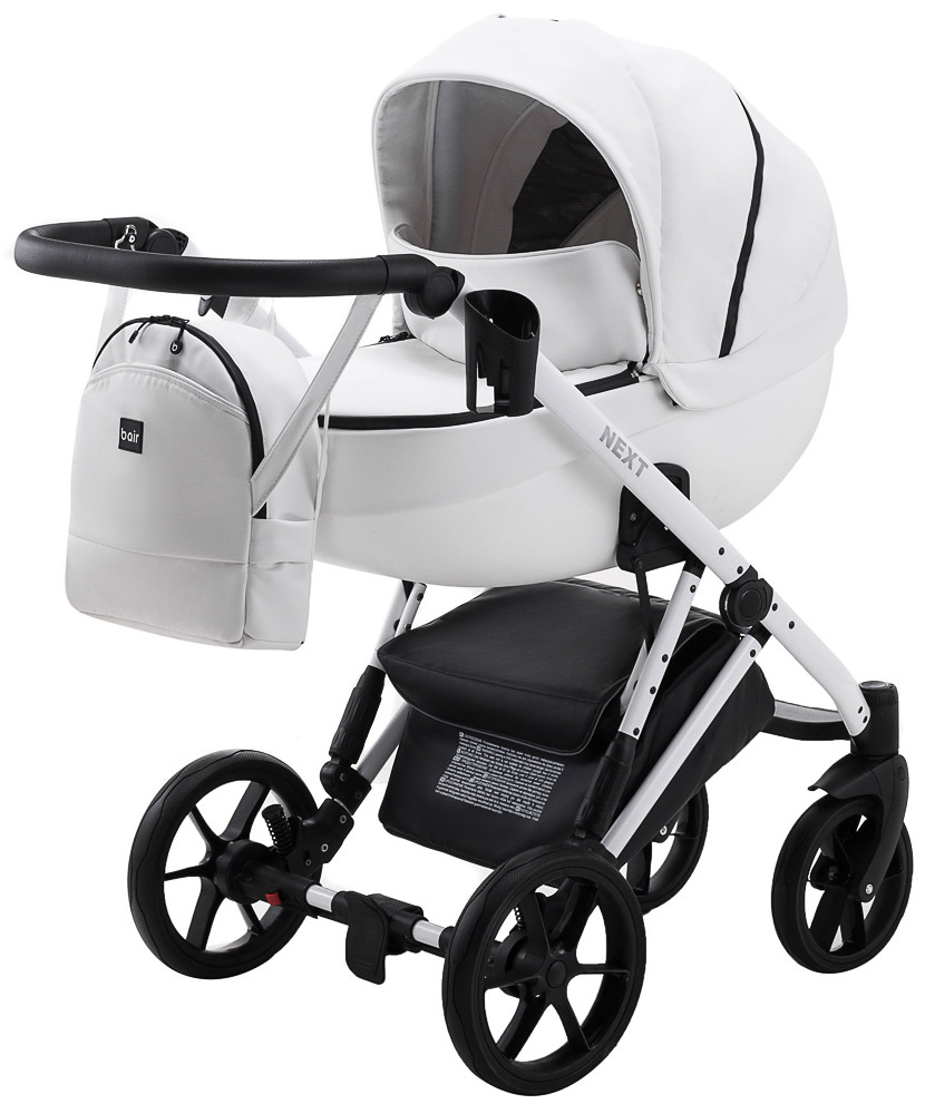 Дитяча коляска 2 в 1 Bair Next White Ecco 65 Білий