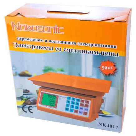Ваги торгові PRC Nokasonic NK-4017 до 40 кг, фото 2