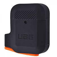 Чехол UAG AirPods с карабином black/orange