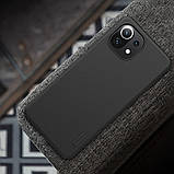 Захисний чохол Nillkin для Xiaomi Mi11 Lite 4G/5G Super Frosted Shield Black, фото 9